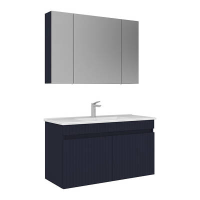 Orka Tivoli 100 cm Takım Ayna Dolaplı Banyo Dolabı - 2