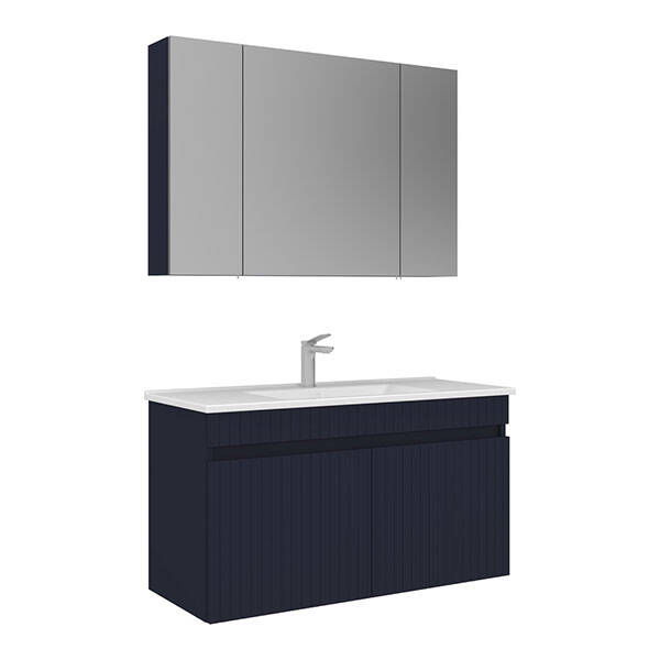 Orka Tivoli 100 cm Takım Ayna Dolaplı Banyo Dolabı - 2