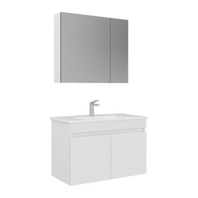 Orka Tivoli 85 cm Takım Ayna Dolaplı Banyo Dolabı - Orka