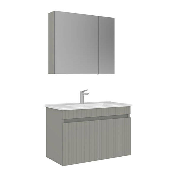 Orka Tivoli 85 cm Takım Ayna Dolaplı Banyo Dolabı - 3