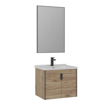 Orka Trio Kapaklı Asma 65 cm Banyo Dolabı - 2